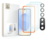 Szkło i folia ochronna TECH-PROTECT Supreme Set 3-Pack do Samsung Galaxy S25+ Clear 5906302322220